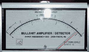 Bullshit amplimeter